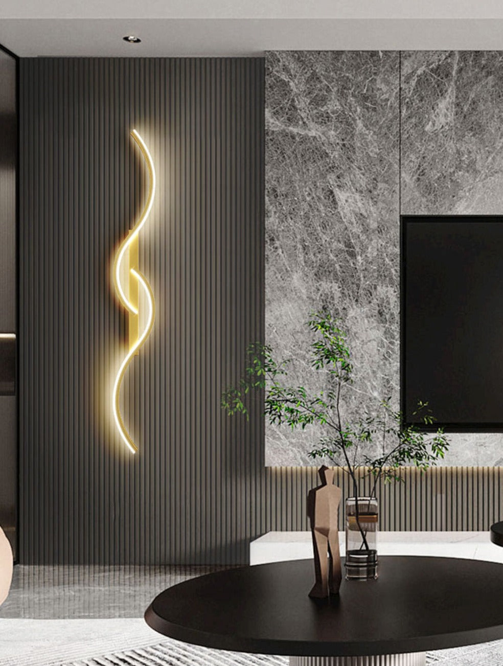 Skanto | Modern LED Wall Lamp – Artistic Combination of Shapes