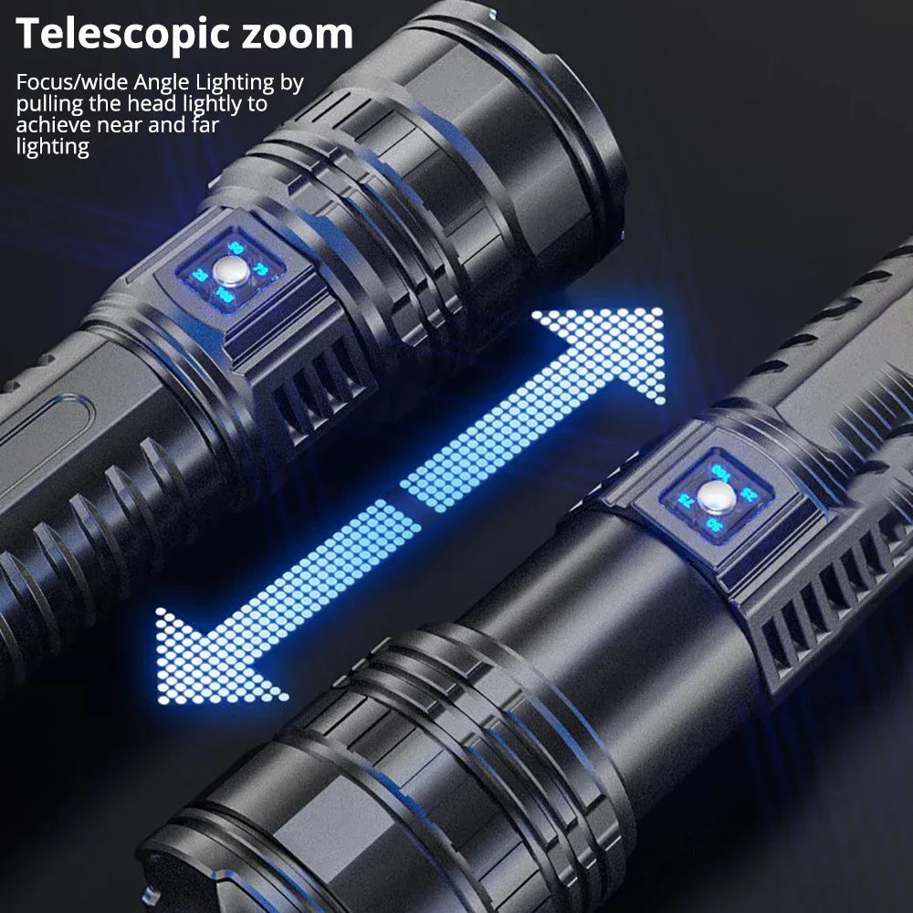 Skanto | Rechargeable 10000 Lumen LED Flashlight 1+1 FREE – Striker