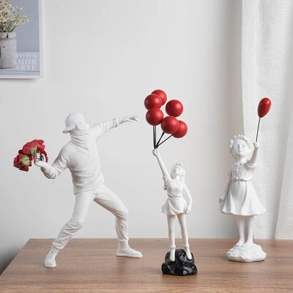 Banksy-inspired sculpture collection