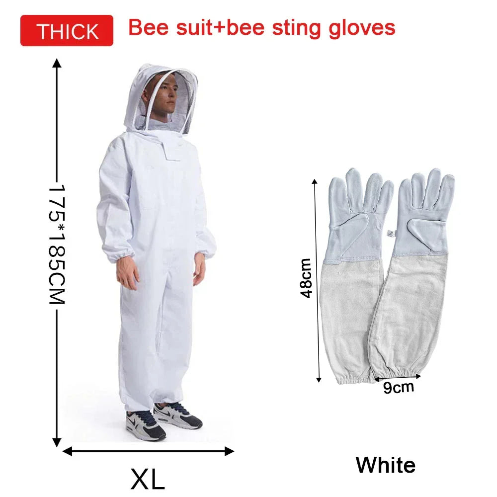 Skanto | Professional Full Body Beekeeping Suit with Veil - Unisex Kids Beekeeping Clothing