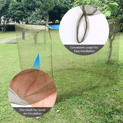 BowLift | TrekSafe SoloGuard Net | Ultra Lightweight & Compact | Insect Protection for Outdoor | Flexibly Hangable