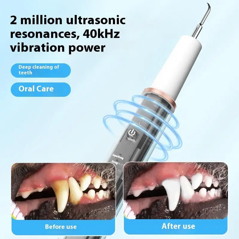 Skanto | DentoraSonic | Ultrasonic Dental Care Device for Dogs and Cats | 5-Level Tartar Remover | USB Charging