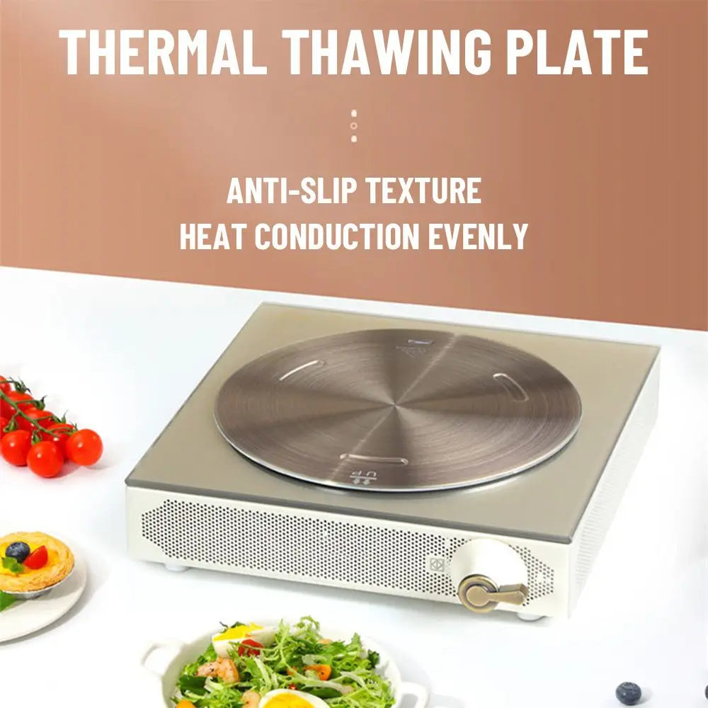 Skanto | Stainless Steel Heat Conduction Plate – Induction Cooktop Heat Diffuser Ring, Cookware Accessory