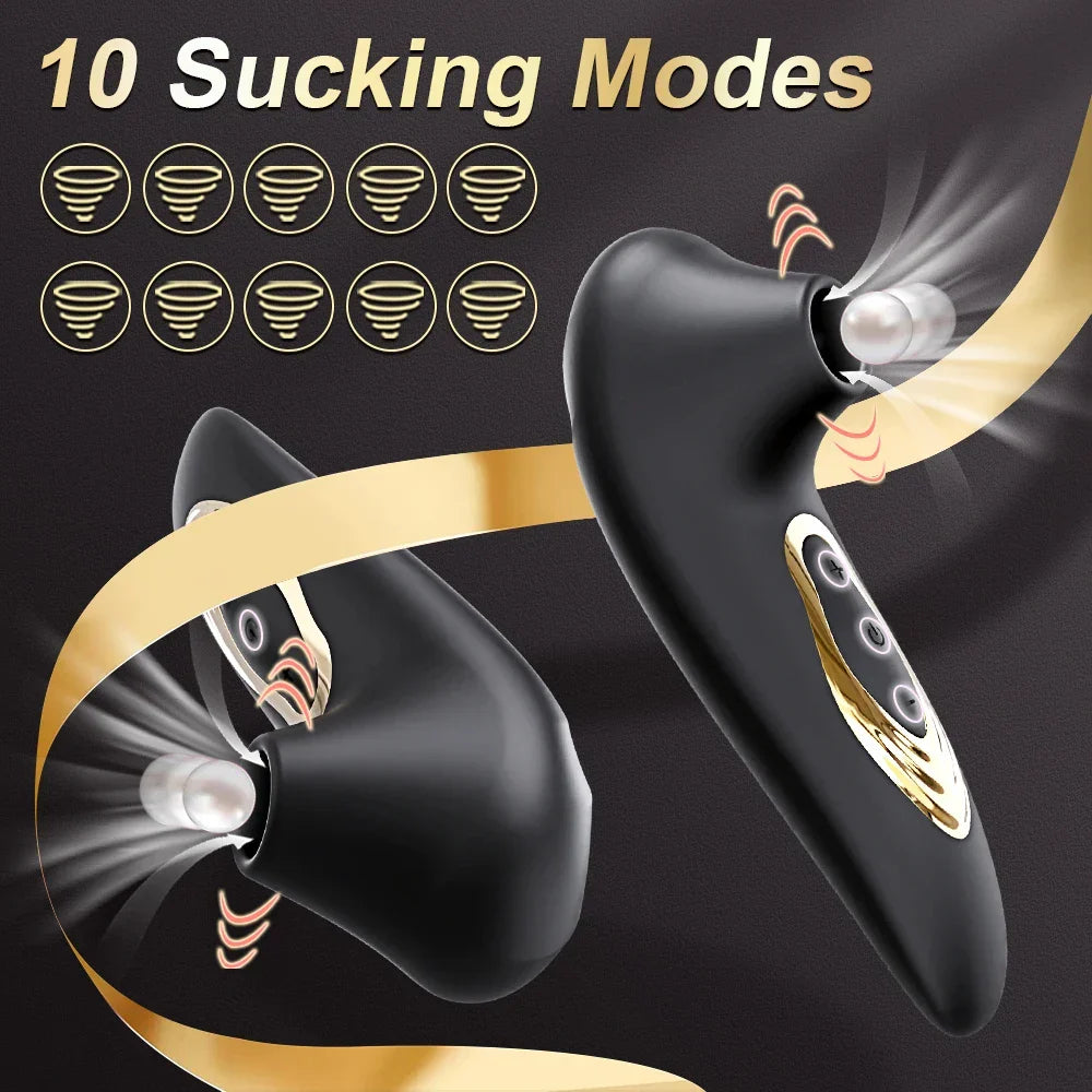 Skanto | Powerful Sucker Clitoral Stimulator - Female Clitoral Nipple Oral Vacuum Stimulator - Adult Sex Toy for Women