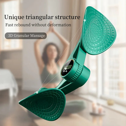 Adjustable inner thigh and pelvic floor trainer – compact fitness device | Bowlift