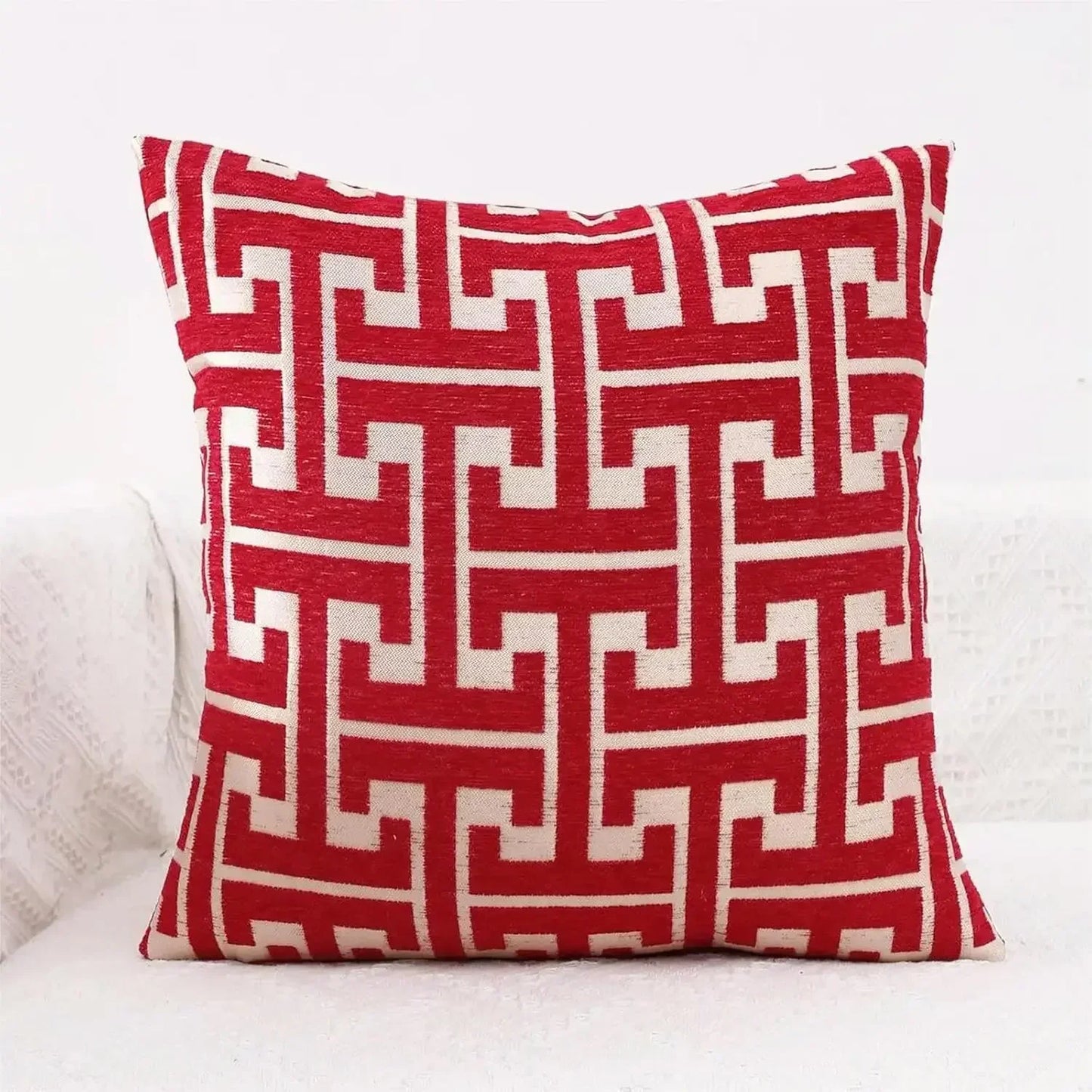 Skanto | Embroidered Pillow Cover for Sofa and Living Room
