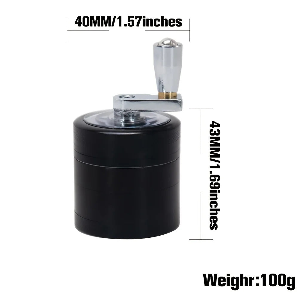 Karnz | Nut and Hard Spice Mill - Hand tool for grinding nutmeg, ginger, rock salt, and peppercorns