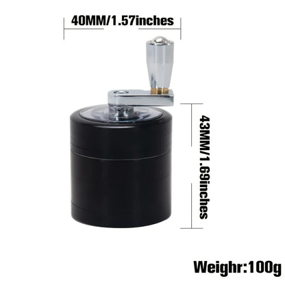Karnz | Nut and Hard Spice Mill - Hand tool for grinding nutmeg, ginger, rock salt, and peppercorns