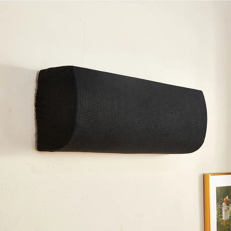 Skanto | Polar Fleece Air Conditioner Cover: Wall-Mounted Dustproof Protection, Easy-Clean Polyester AC Cover for Home Use