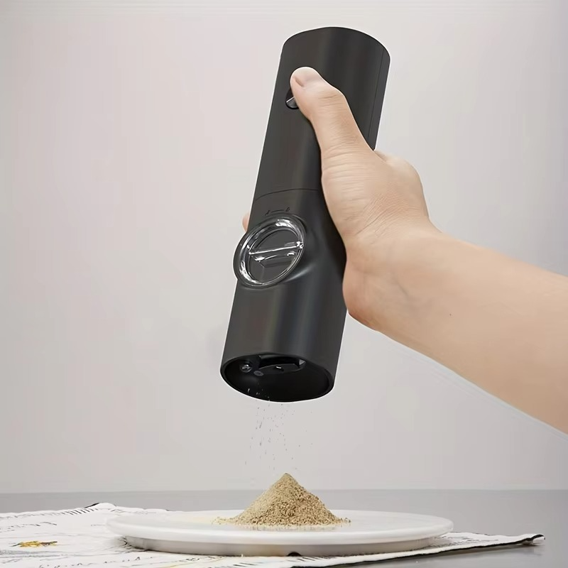 Skanto | Electric Pepper and Salt Grinder Set with Adjustable Coarseness and LED Light