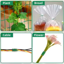 BowLift | FlexiTie Garden | Plant tying wire with rubber coating | Cuttable & Reusable