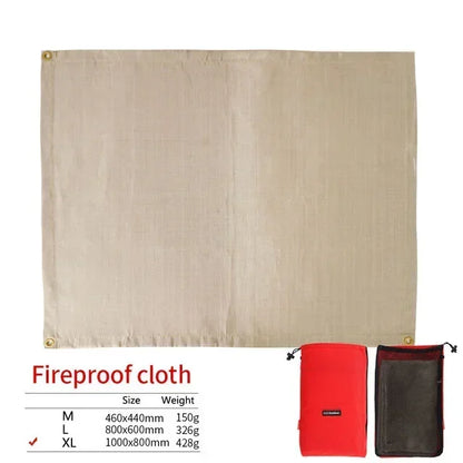 BowLift | Ignisafe Fire Protection Mat | Heat Resistant & Foldable | For Grill & Fire Pit