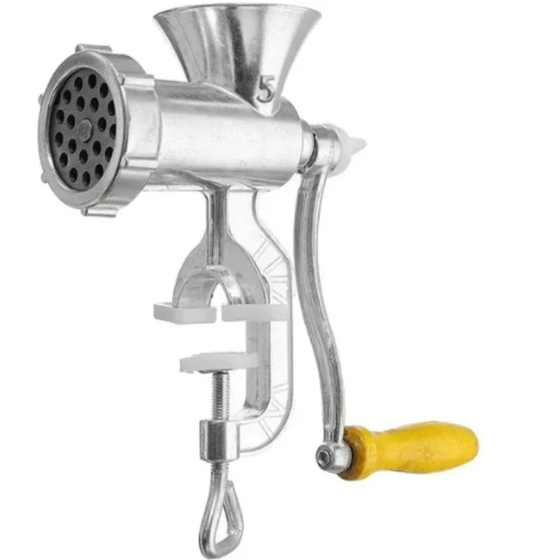 Skanto | Kraftivo Meat Grinder | Manual | Aluminum Alloy | For Ground Meat, Sausages & Dough