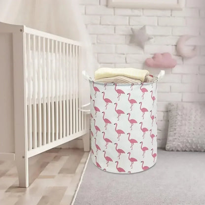 EcoStore Laundry Basket – Foldable Canvas and Linen Laundry Basket with Handles and Drawstring