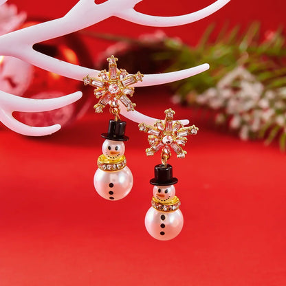 Skanto | CrystalChill | Snowflake Stud Earrings