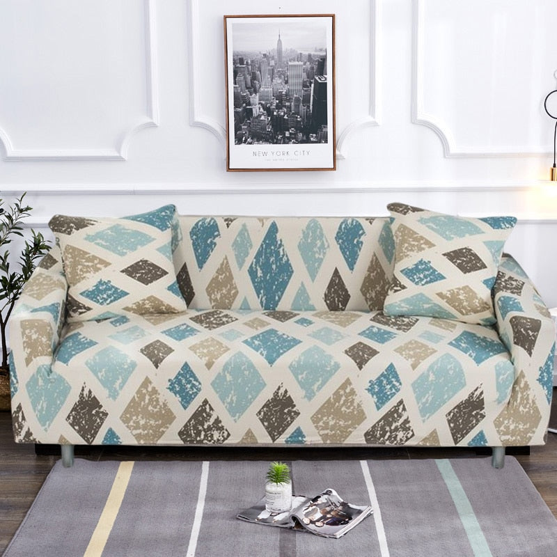 Modern non-slip colorful elastic sofa cover | Brehn