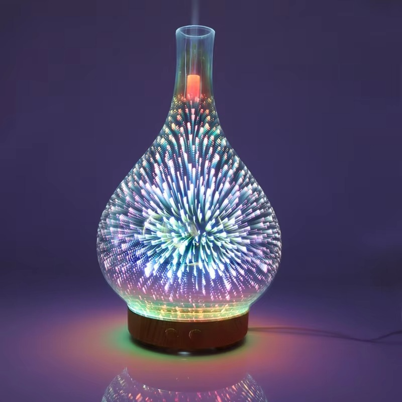 Skanto | Premium 3.3oz Glass Essential Oil Diffuser & Humidifier for Peaceful Interiors
