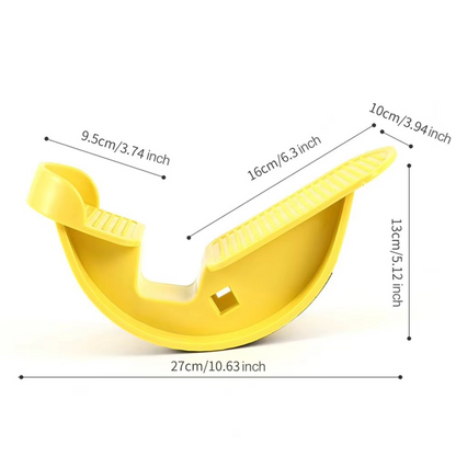 2-pack Foot Rocker Calf Stretchers for the relief of Plantar Fasciitis, Achilles Tendinitis, Ankle and Lower Leg Muscle Tension, 27 x 13 cm Slant Boards
