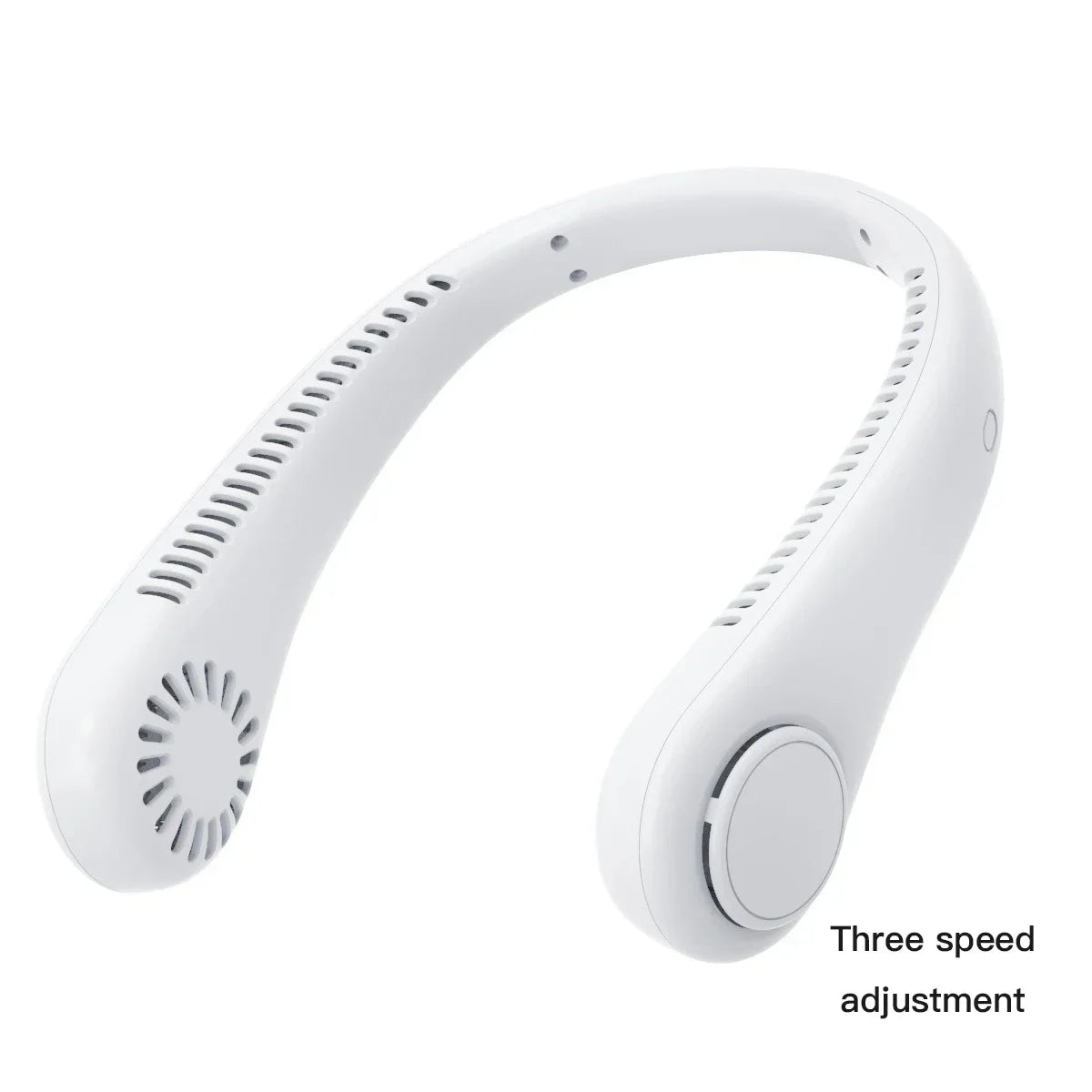 Portable Mini Bladeless Neck Fan with Digital Display - USB Rechargeable Neck Air Cooler, Hands-Free Cooling Experience | Karnz