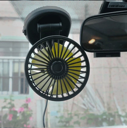 BowLift | Ventoro Auto Fan 12V/24V/5V | USB or Cigarette Lighter | Rotatable & Compact | For Car, Truck, SUV, Motorhome & Office