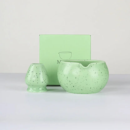 Variant image for Ceramic Matcha Bowl with Spout Traditional Japanese Design 13.5cm Green Tea Serving Chawan-6