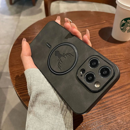 Skanto | Deer Leather iPhone Case MagSafe Wireless Charging