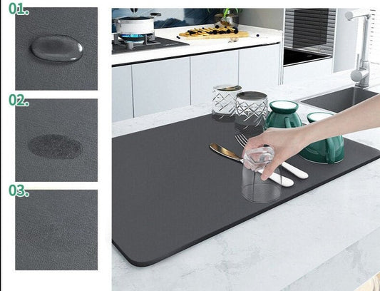 Absorbmat Premium - The Perfect Kitchen Mat for Dry and Safe Dishware