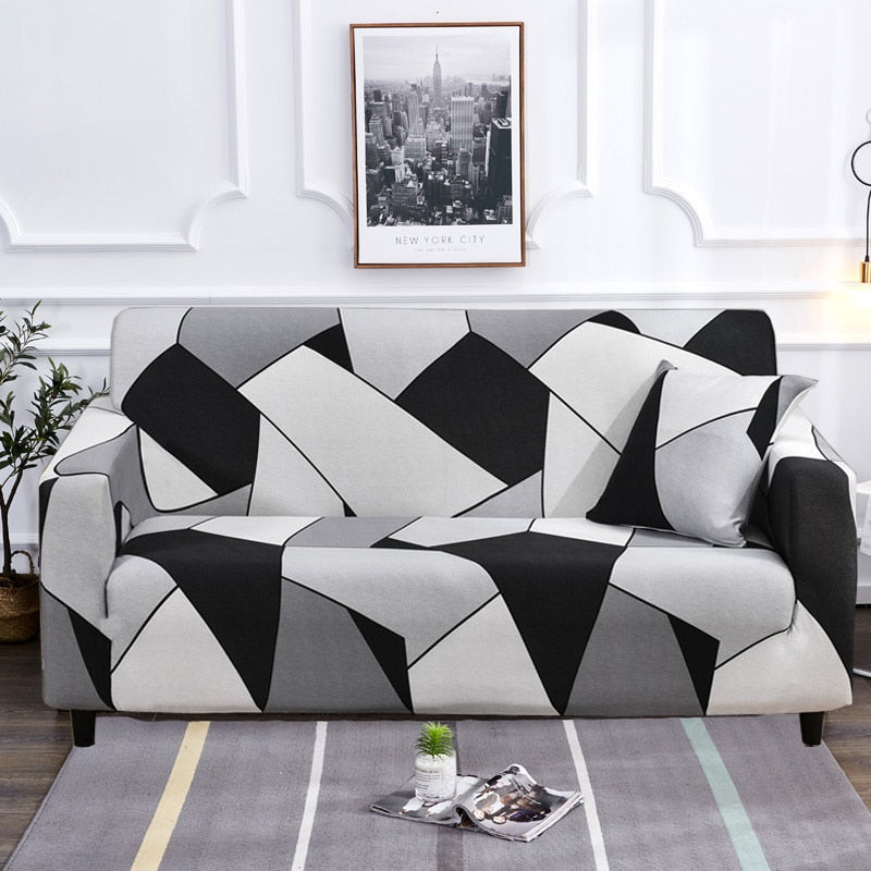 Modern non-slip colorful elastic sofa cover | Brehn