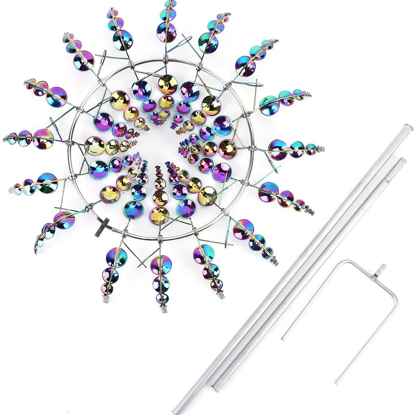 BowLift | Enchanting Solar-Powered 3D Kinetic Wind Sculpture for Gardens
