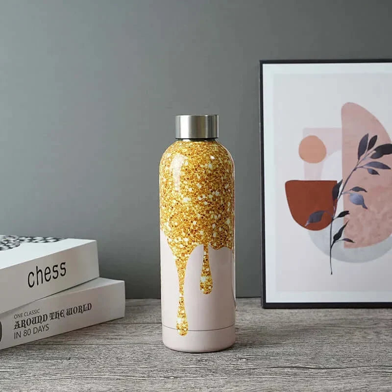 Colored thermos bottle, 500ml