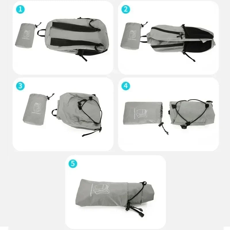 BowLift | Outdoor Backpack PackLite 20 L | Ultralight & Waterproof | Foldable for Travel & Hiking