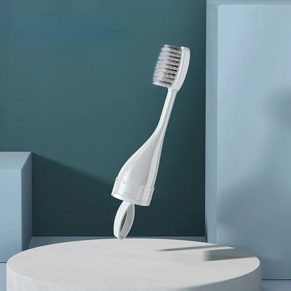 BowLift | Foldable Travel Brush Toothpaste Holder Set
