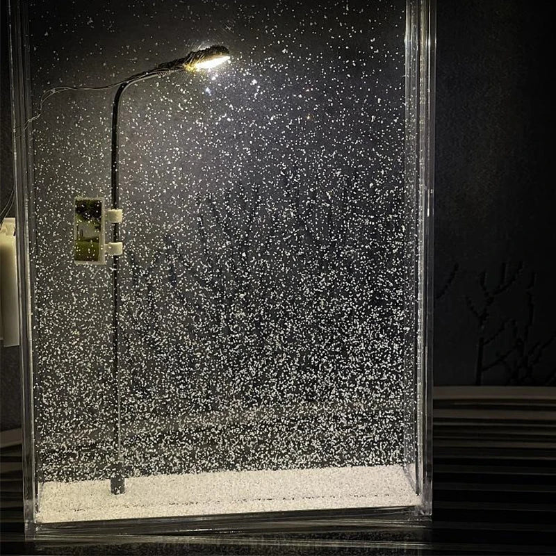 BowLift | WinterGlow – LED street lamp with magical snow effect decoration