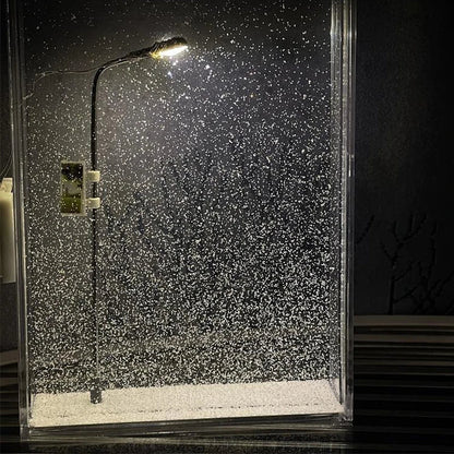 BowLift | WinterGlow – LED street lamp with magical snow effect decoration