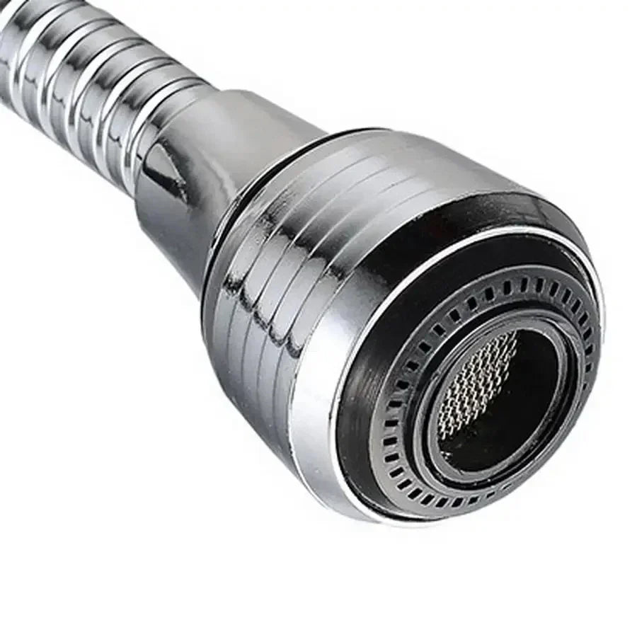 AquaFlex Steel – Stainless Steel Faucet Extender with 360° Rotation and Water-Saving Function Skanto