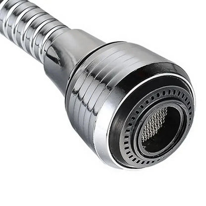 AquaFlex Steel – Stainless Steel Faucet Extender with 360° Rotation and Water-Saving Function Skanto