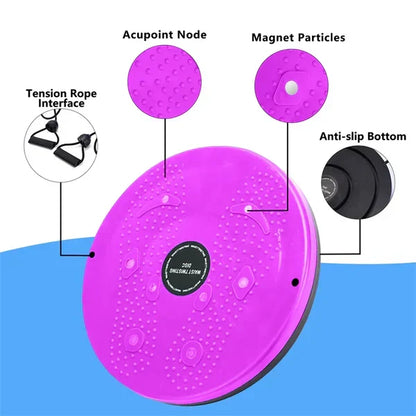 BowLift | Waist Whisper Twisting Disc Pro | Magnetic Massage Balance Board for Core Strength & Waist Training at Home