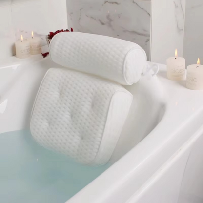 BowLift | Luxury Bath Spa Pillow with Air Mesh Technology for Neck, Head, and Back Support