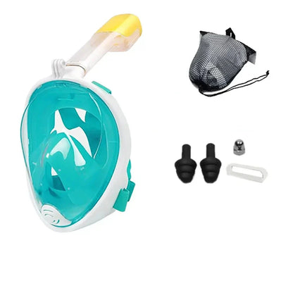 BowLift | Oceavue Snorkel Mask | 180° Full Face | Anti-Fog & Leak Proof | For Kids & Adults