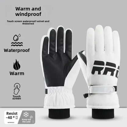 BowLift | GlacioShield Pro Gloves | Waterproof Winter Gloves | Touchscreen & Non-Slip | Warm Fleece Lining for Skiing, Cycling & Outdoor