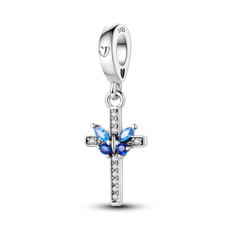 Skanto | 925 Silver Golden Leopard Charm Beads Colorful Chameleon Rhinoceros Lion Scarab Cat Pendant Compatible with Original Pandora Bracelet Jewelry