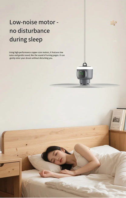 12000mAh Portable Ceiling & Camping Fan – Outdoor Tent Air Circulator and Cooling Fan | Karnz
