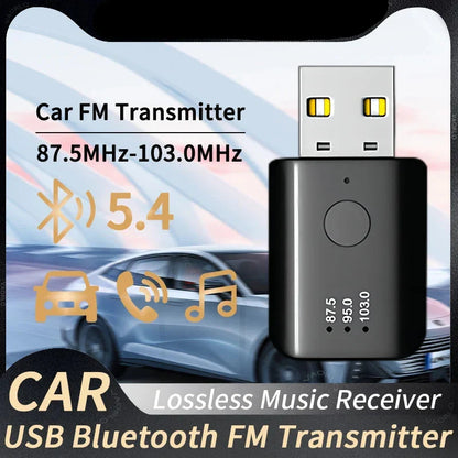 Skanto | Car USB Bluetooth 5.4 Transmitter Receiver