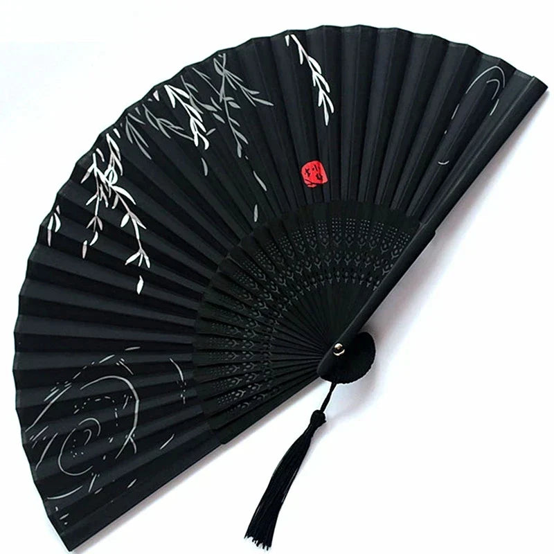 Traditional Japanese Style Floral Hand Fan | Skanto