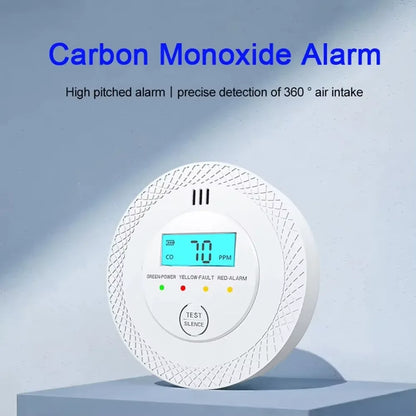 Skanto | VeiligWoon CO and Smoke Detector – Wireless with LCD Screen and Alarm