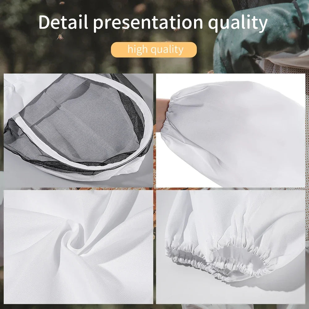 Skanto | Professional Full Body Beekeeping Suit with Veil - Unisex Kids Beekeeping Clothing