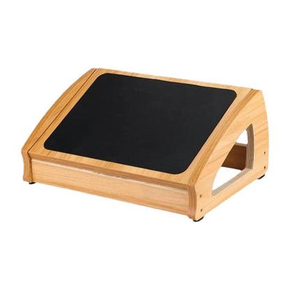 BowLift | Wooden Under-Desk Footrest – Ergonomic Leg Support for Home & Office