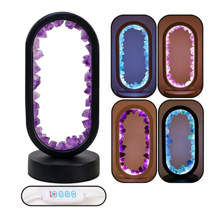 Améthystique – Elegant Natural Crystal Lighting Bowlift