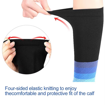 Skanto | Compression Leg Sleeves 20-30mmHg for Running and Calf Support