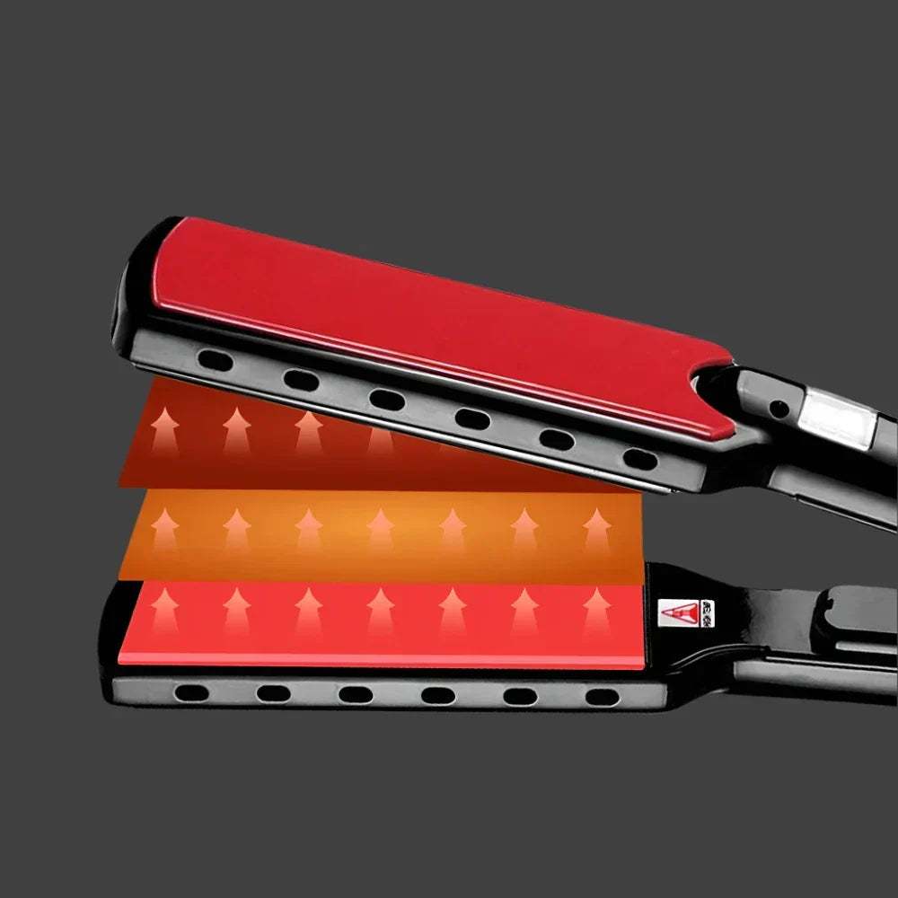 BowLift | Straightener TITANEA PRO | Width Nano-Titanium plates | 50–249 °C | LED display & Dual voltage | 25×4.3×3.5 cm